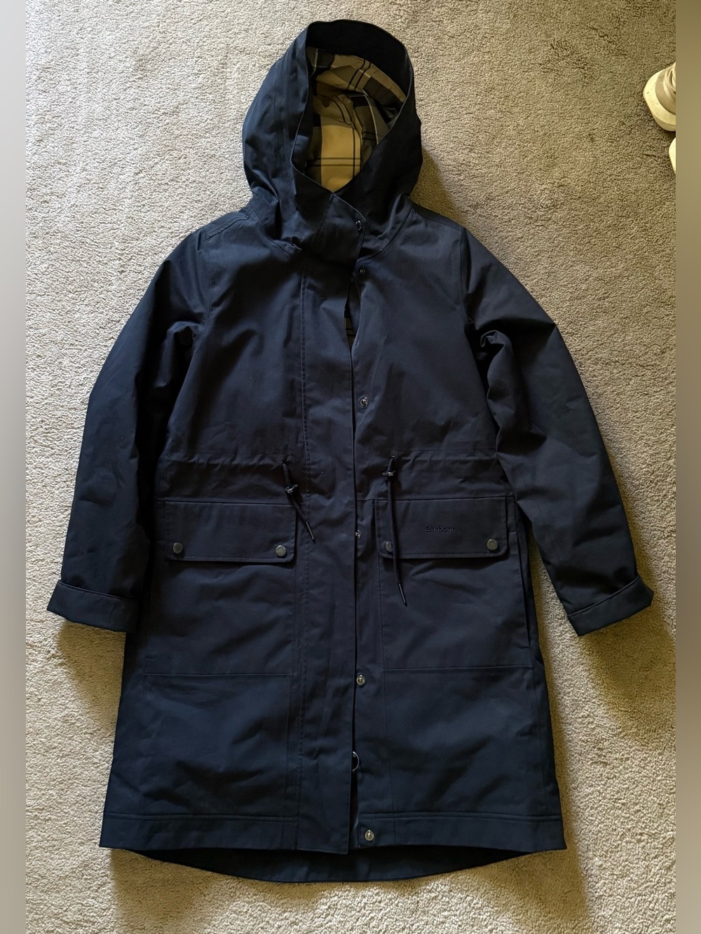 Barbour Bowlees Waterproof Raincoat UK8/US4 🌧️♥️ Offers Encouraged 🙌 - Picture 3 of 8
